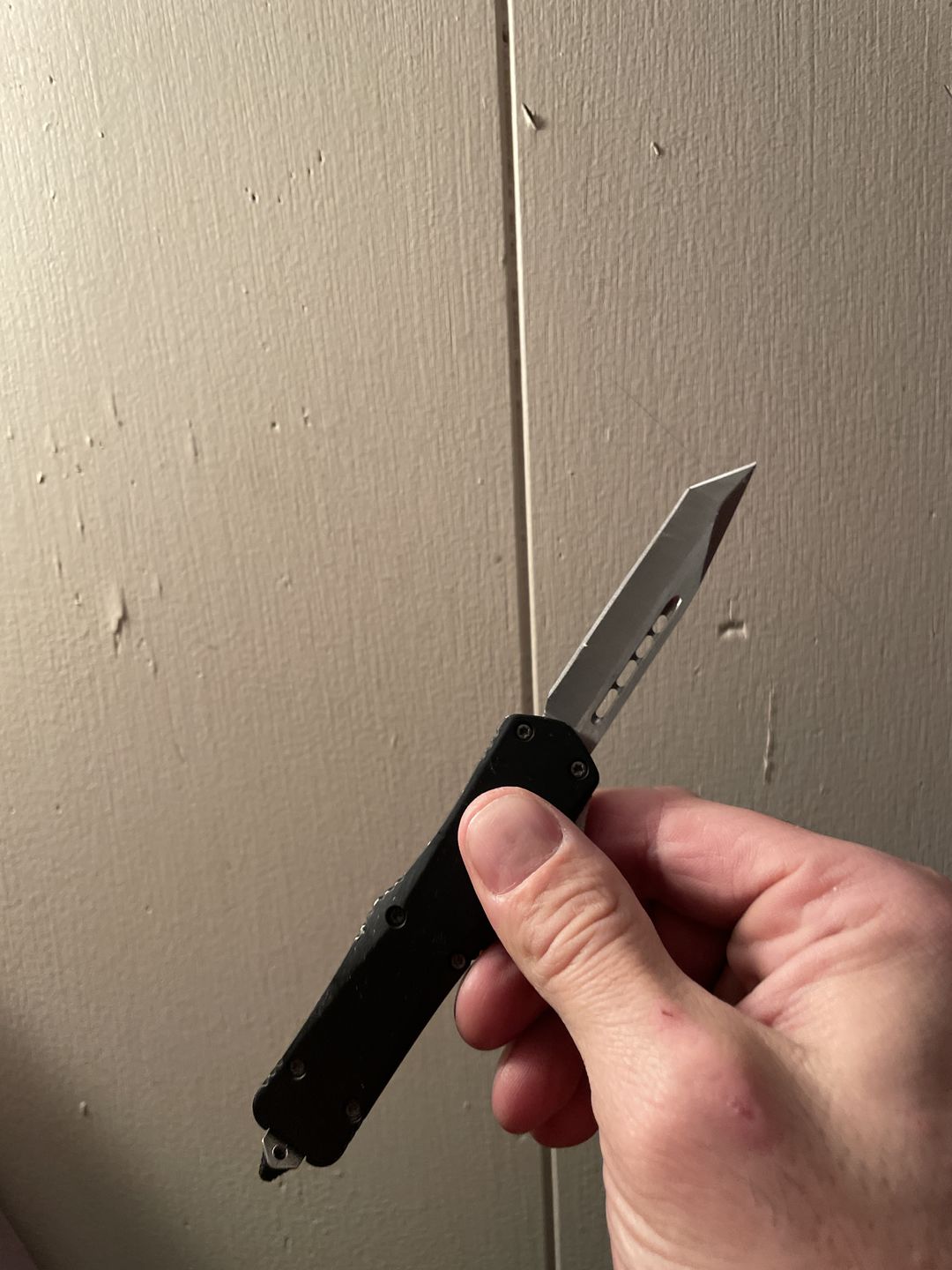 Customer photo review of Mini Black Ghost D/A OTF (Multiple Blade Styles Available)