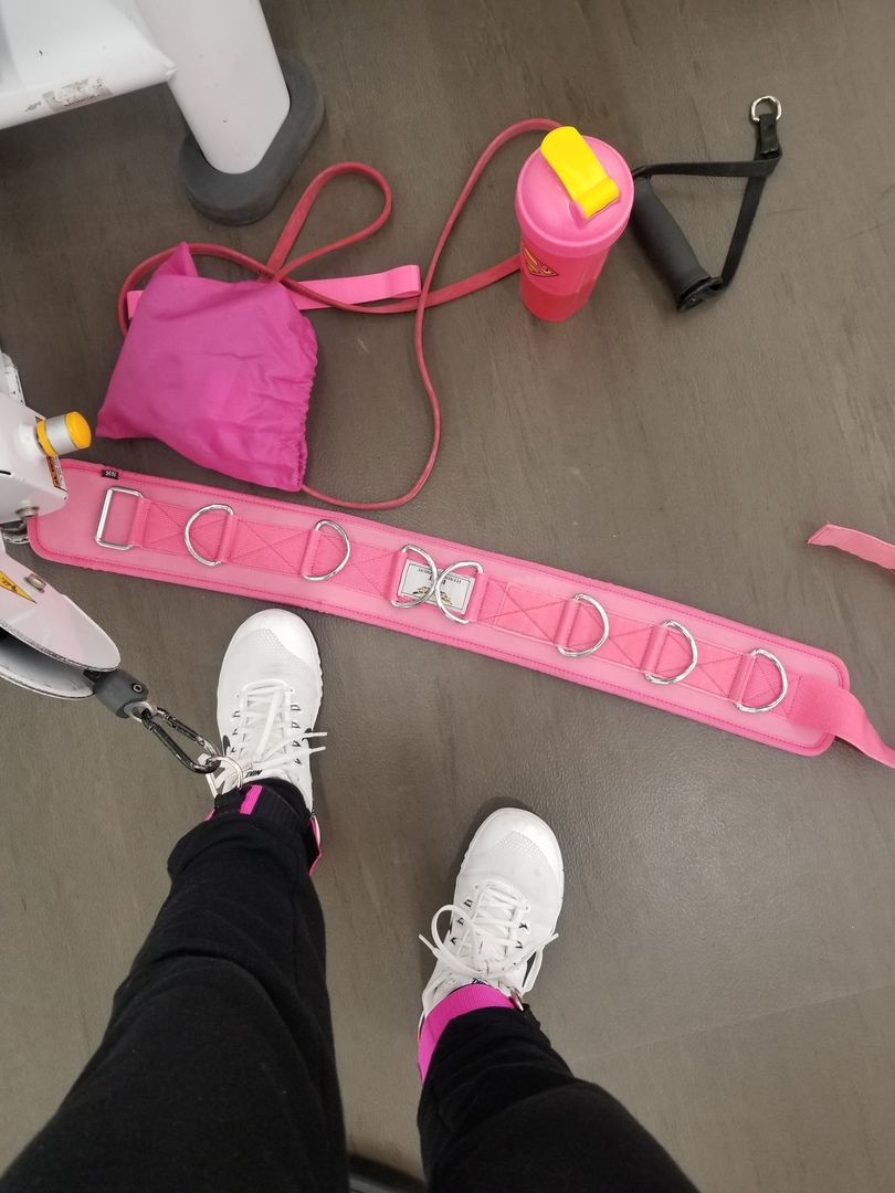 Customer photo review of 2 Padded Ankle Attachment Straps