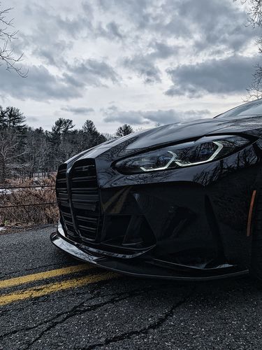 Customer photo review of MHC+ BMW M3/M4 SP1 Front Splitter In Pre Preg Carbon Fibre (G80/G82/G83)