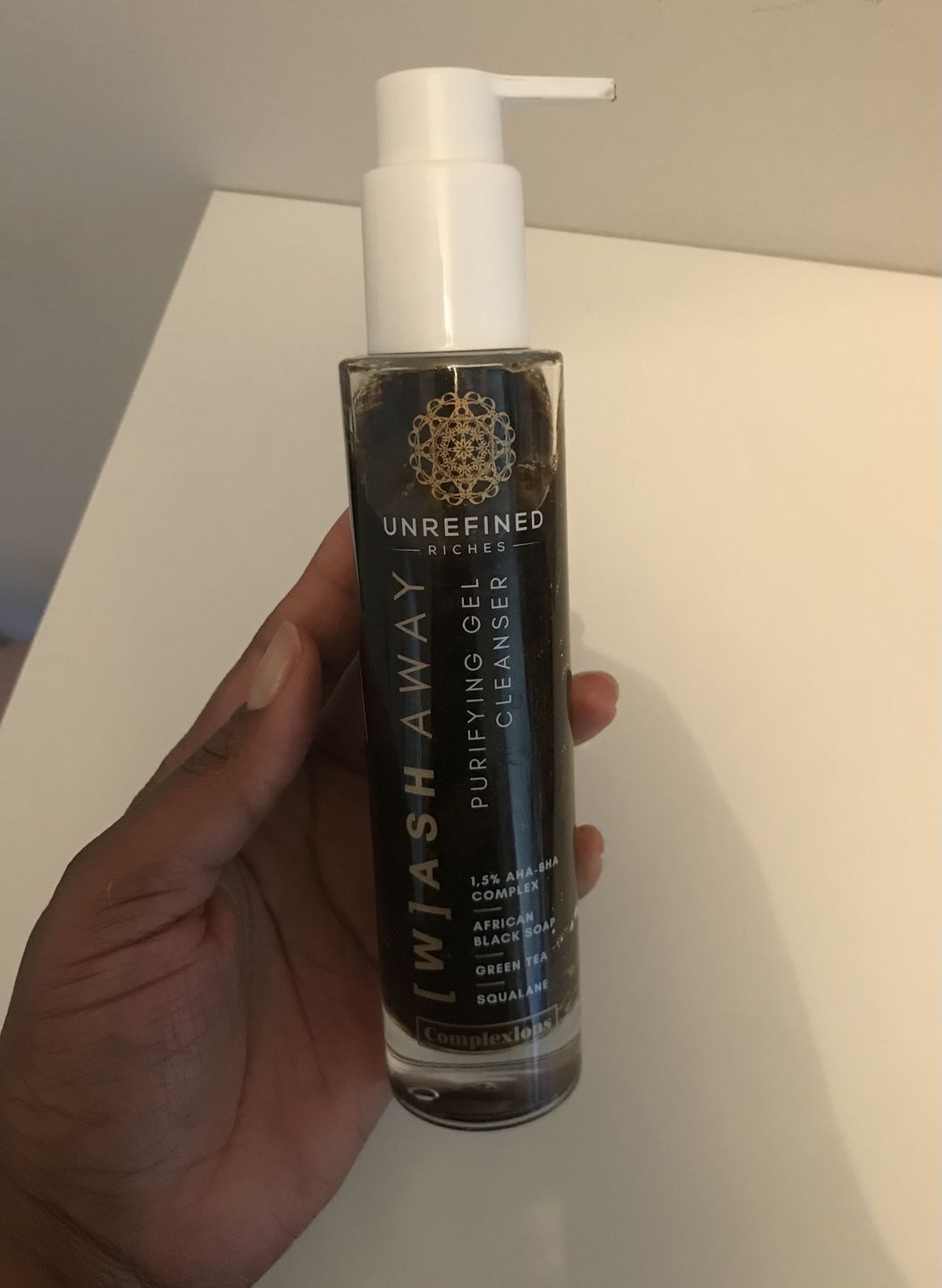 Customer photo review of [W]ASH AWAY - Purifying Gel Cleanser