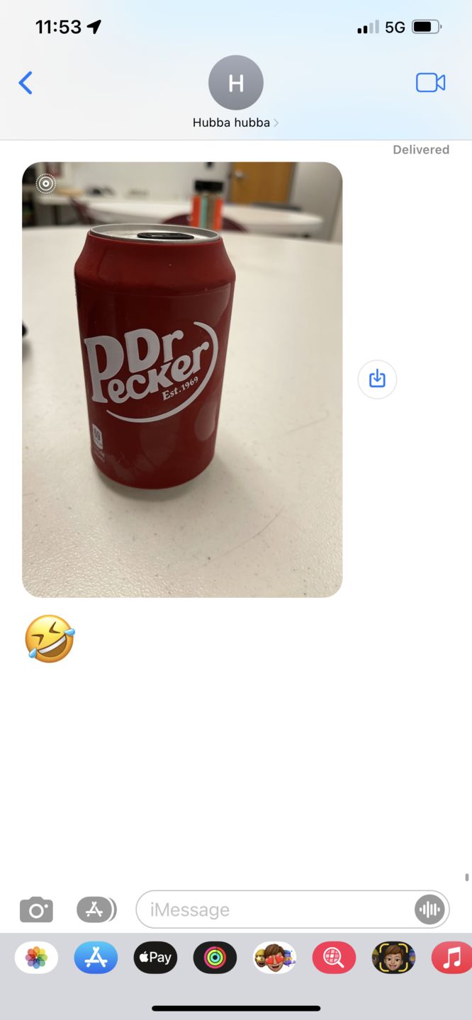 Customer photo review of Beersy “Dr P*cker” Silicone Sleeve Hide a Beer