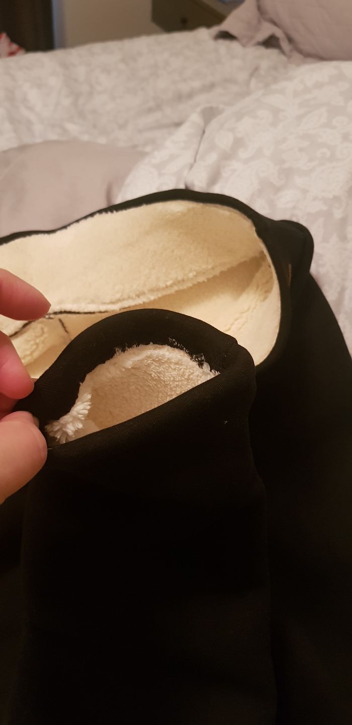 Customer photo review of Sherpa-Cotton Leggings