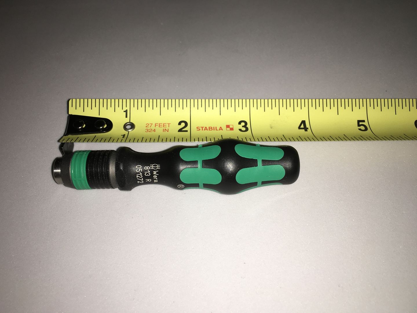 Customer photo review of Wera 05051272001 813 R Bitholding Screwdriver with Rapidaptor Quick-Release Chuck, 1/4" x 90 mm