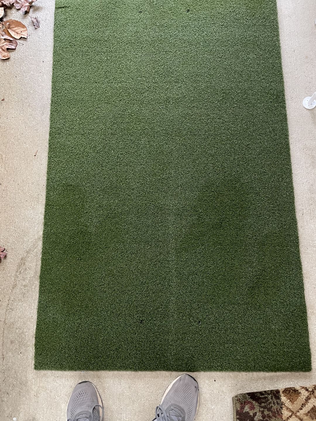 Customer photo review of FairwayHero Golf Mat | Portable Golf Hitting Practice Mat