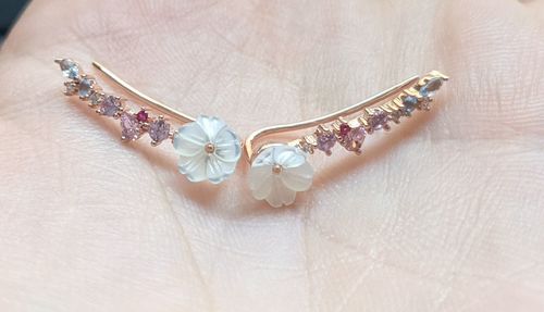 Customer photo review of Boucles d'oreilles Maëline