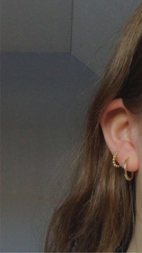 Customer photo review of Basic Ohrringe