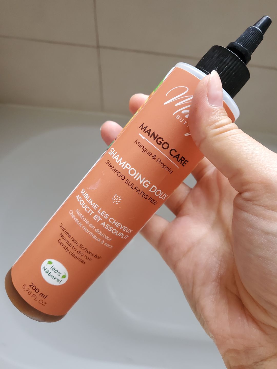 Customer photo review of Shampoing Doux CARE