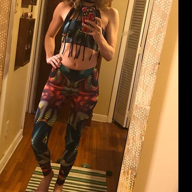 Customer photo review of Psy Trance Leggings Set