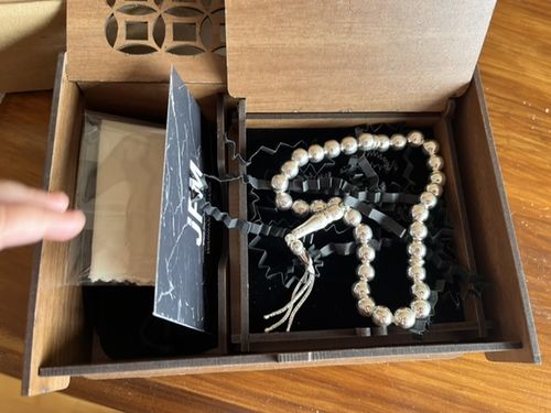 Customer photo review of Muslim Tasbih 33 Prayer Beads 925 Sterling Silver Islamic Rosary مسبحة الصلاة