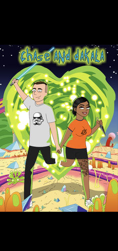 Customer photo review of 'Rick and Morty' Custom Portrait