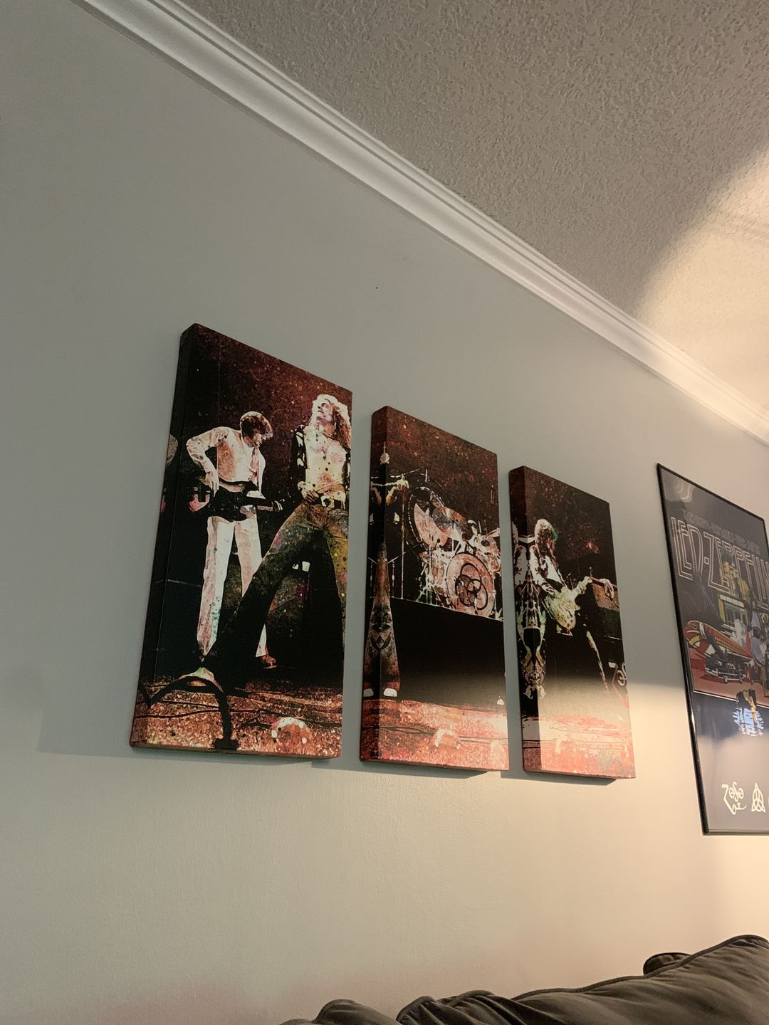 Customer photo review of Live Led Zeppelin Wall Art