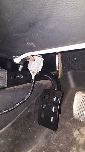 Customer photo review of Steel Left Side Foot Pedals Pegs for 07-18 Jeep Wrangler JK/ JKU