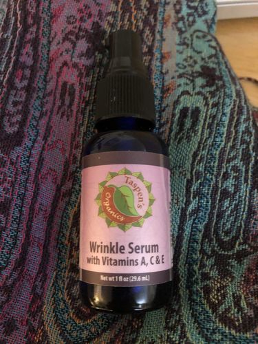 Customer photo review of Wrinkle Facial Serum with A, C & E