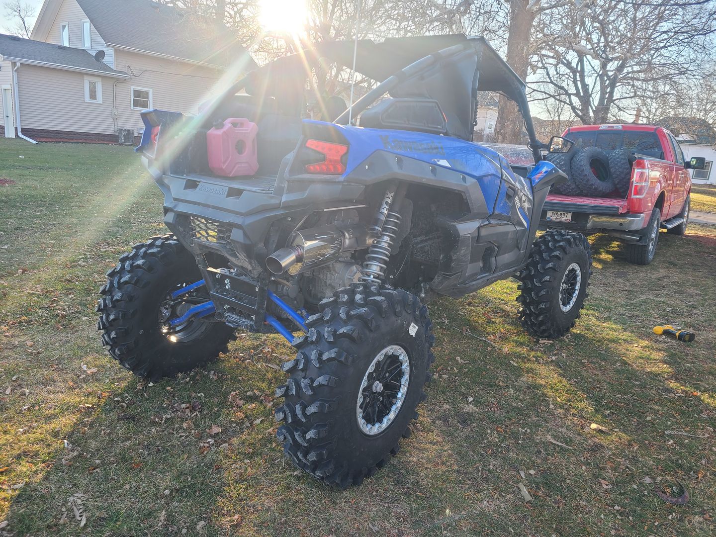 Customer photo review of RPM SxS Teryx KRX 1000 Catless Slip On Sport Muffler KRF1000