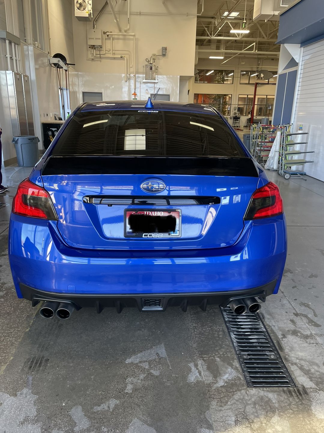 Customer photo review of 2015-21 Subaru WRX STi RB Duckbill Rear Trunk Rear Spoiler