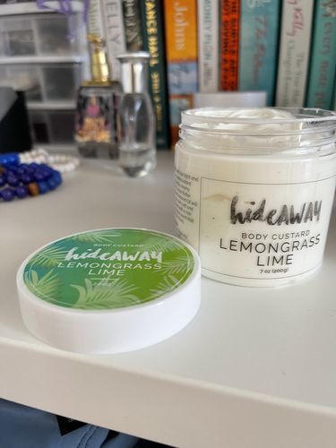 Customer photo review of Body Custard - Lemongrass Lime