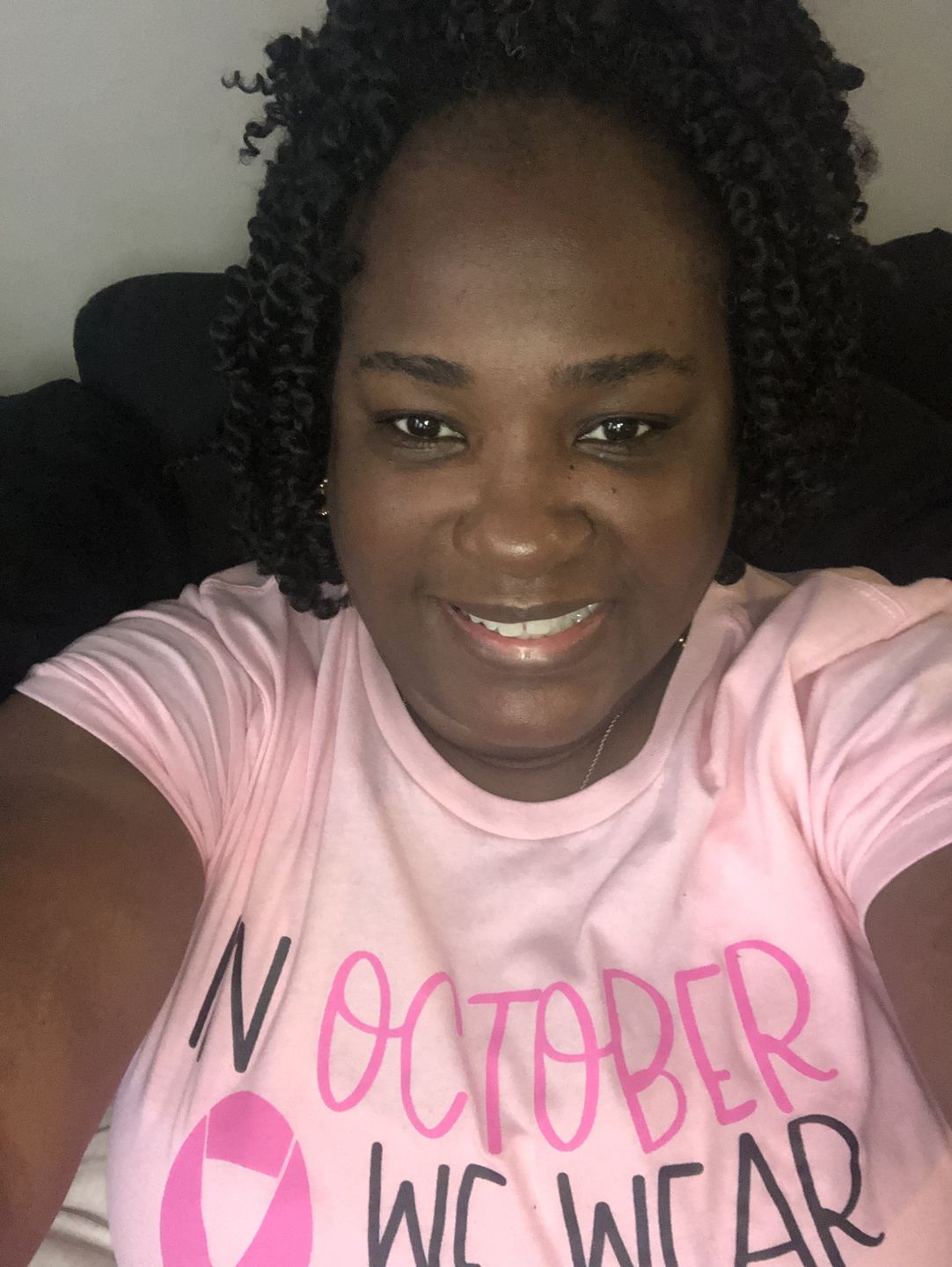 Customer photo review of In October We Wear Pink