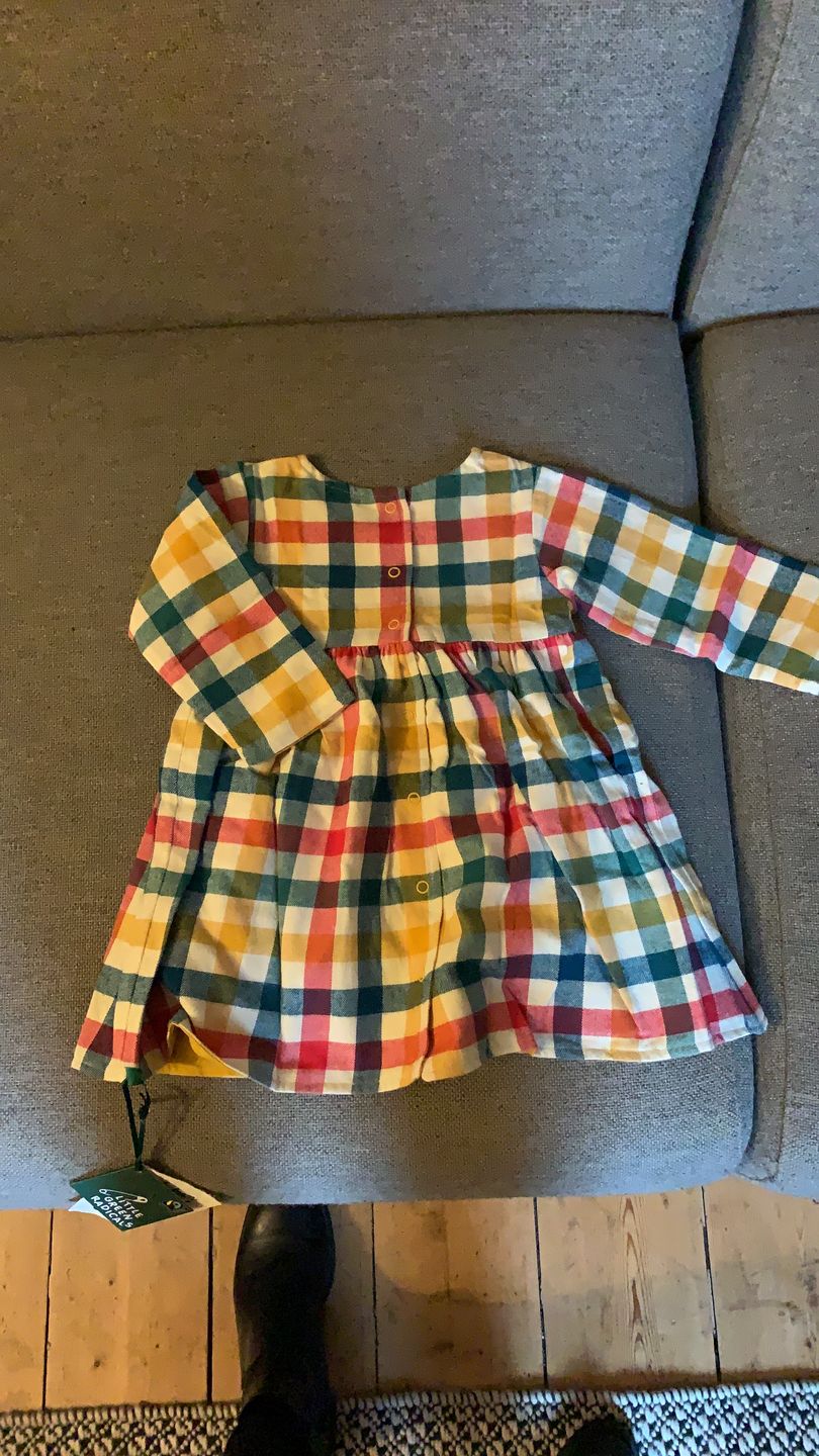 Customer photo review of Winter Check Day After Day Reversible Dress
