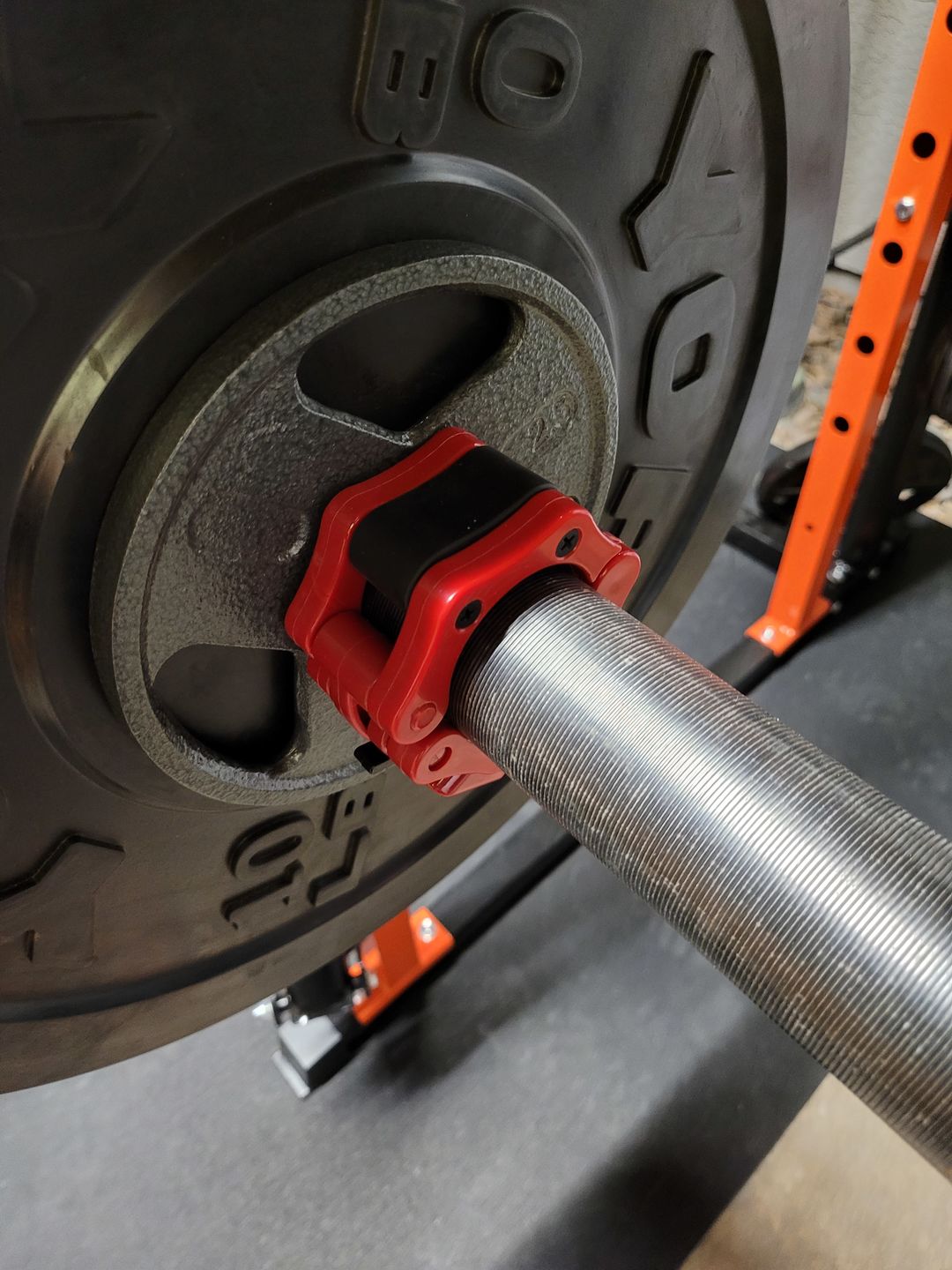 Customer photo review of Ritfit Olympic Barbell Clamp (Pair of Two)
