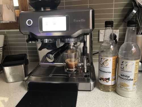 Customer photo review of White Chocolate Coffee Syrup