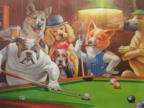 Customer photo review of Kids Art / Cartoon Animals - Rolled Canvas Print Only (BXY262)