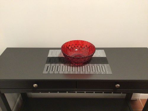Customer photo review of Elizabeth Glass Fruit Bowl - 3 Color Options