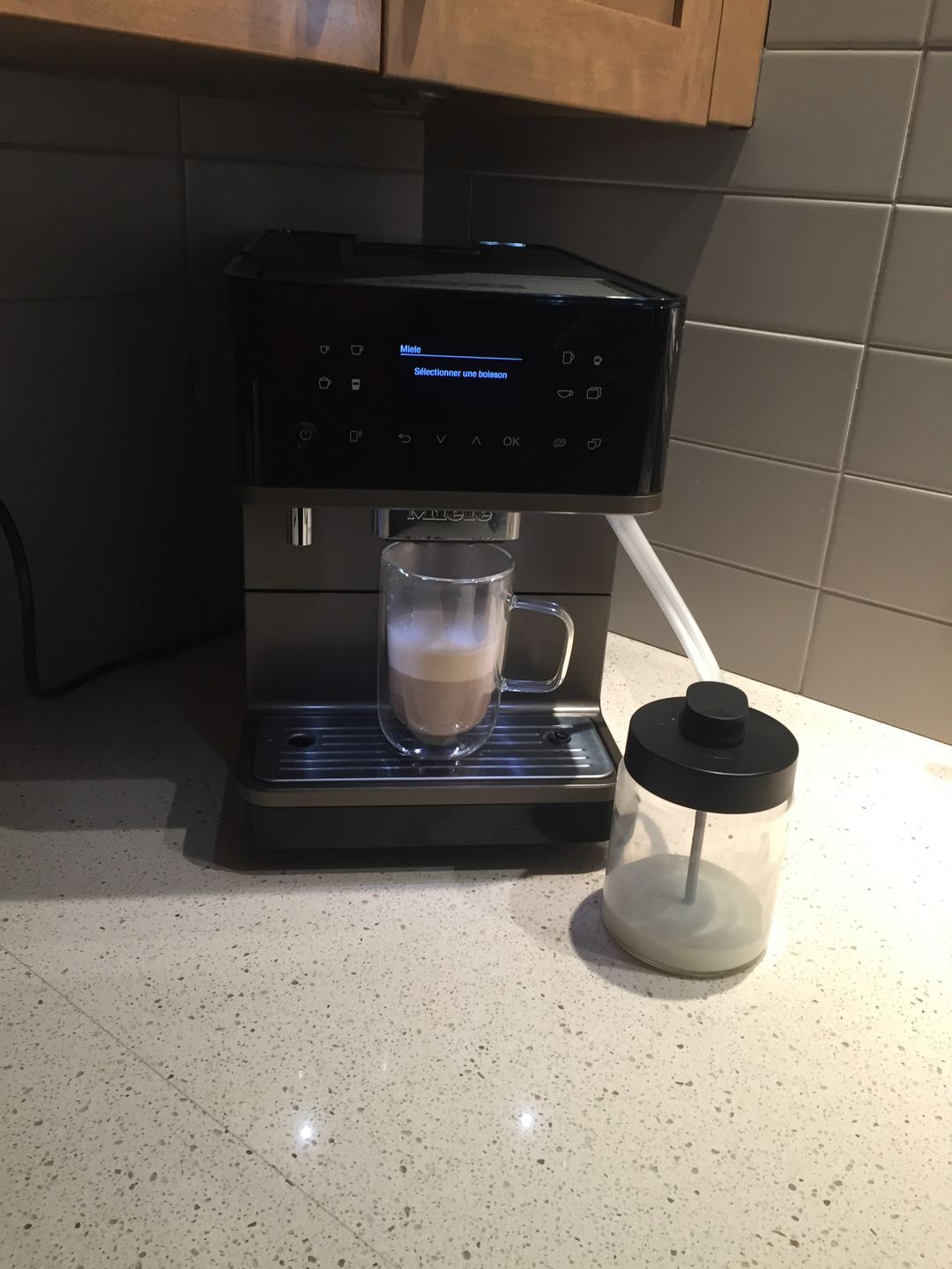 Customer photo review of MIELE - CM6360 Countertop coffee machine