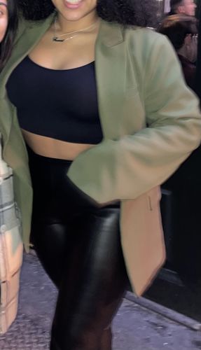 Customer photo review of Ultimate Muse Blazer with Additional Belts | Khaki