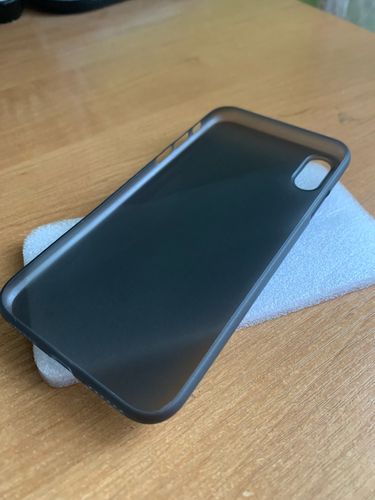 Customer photo review of Ultra Thin 0.2MM Anti-Fingerprint Black iPhone Case