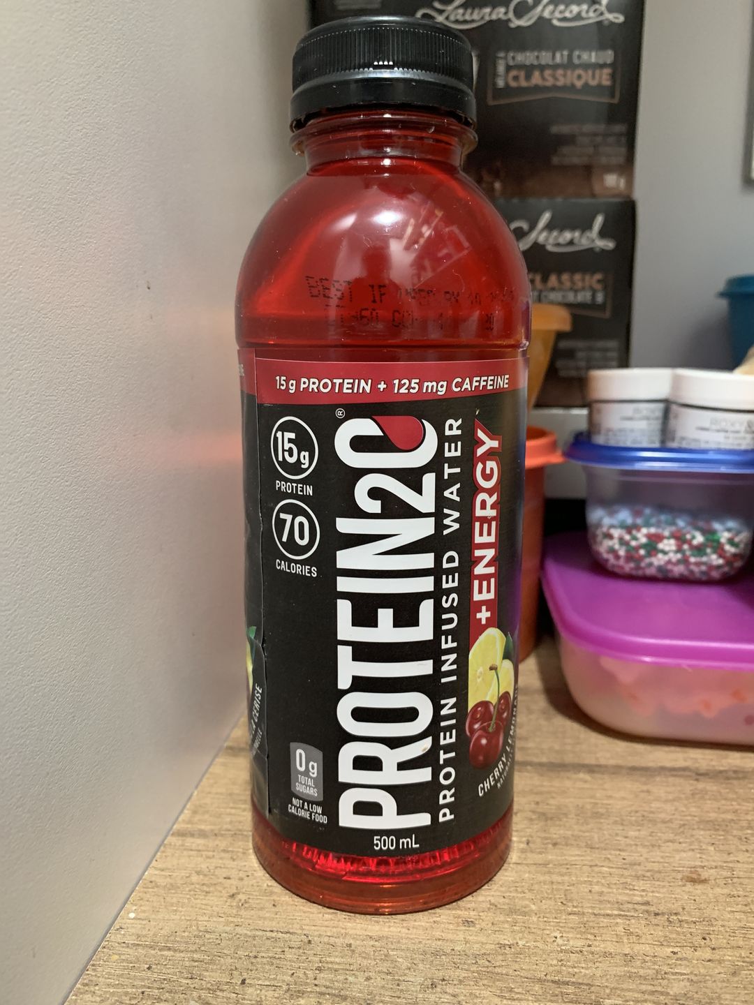 Customer photo review of Protein2o - Eau protéinée infusée +Energy 500ml