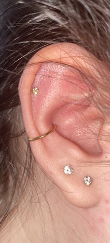 Customer photo review of 16g Seamless Hinged Clicker