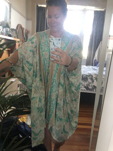 Customer photo review of Cable Beach Kaftan Seashell