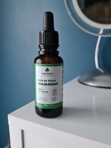 Customer photo review of Sarahbio - huile de pépins de figue de barbarie - 30 mL