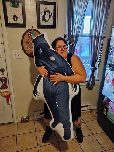 Customer photo review of Create A Custom Lifesize Pillow