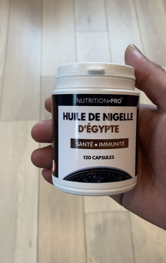 Customer photo review of HUILE DE NIGELLE D'ÉGYPTE - 120 CAPSULES