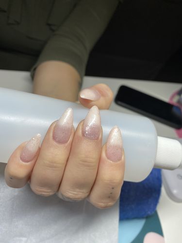 Customer photo review of Fiber base gel Didier Lab Milky Pink 10ml