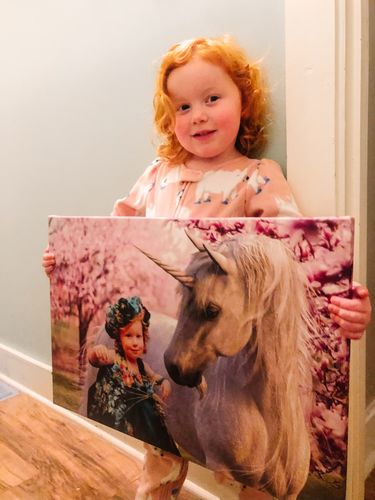 Customer photo review of Pink Unicorn