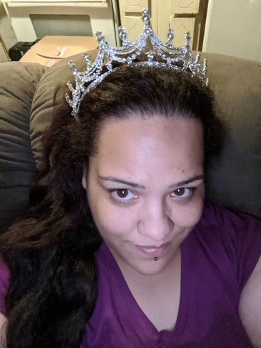 Customer photo review of Snow Princess Tiara