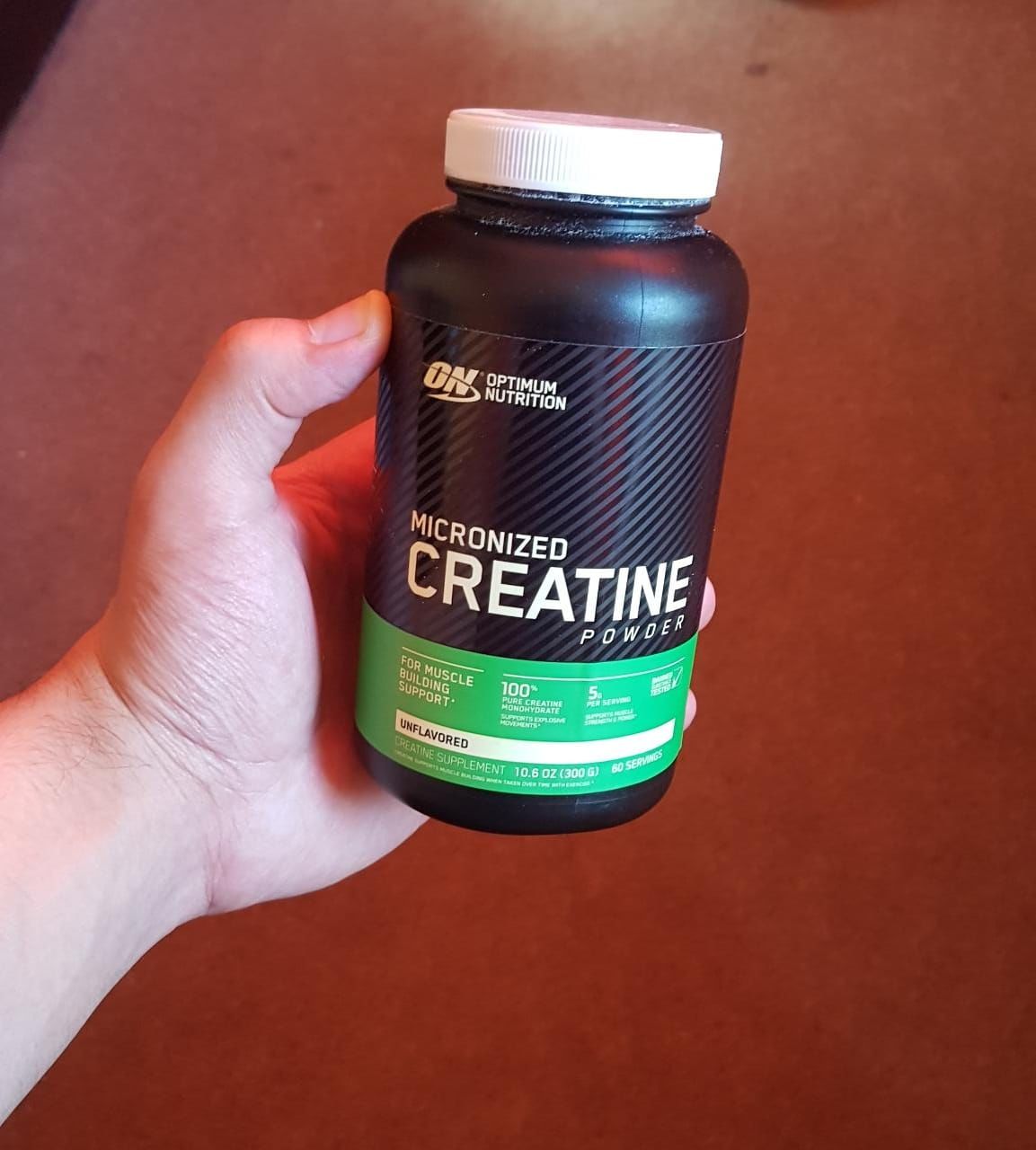 Customer photo review of Optimum Nutrition Micronized Creatine Powder 300 Gr