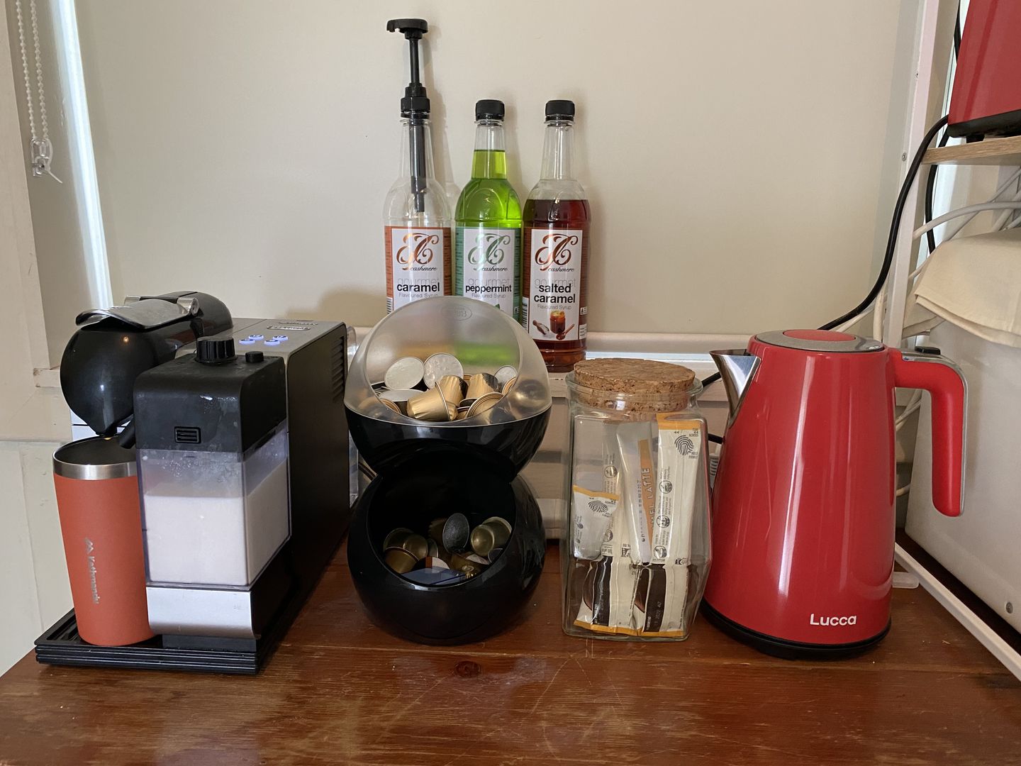 Customer photo review of Salted Caramel Coffee Syrup