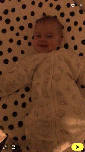 Customer photo review of FRONT OPENING LONG SLEEVE SLEEP SACK