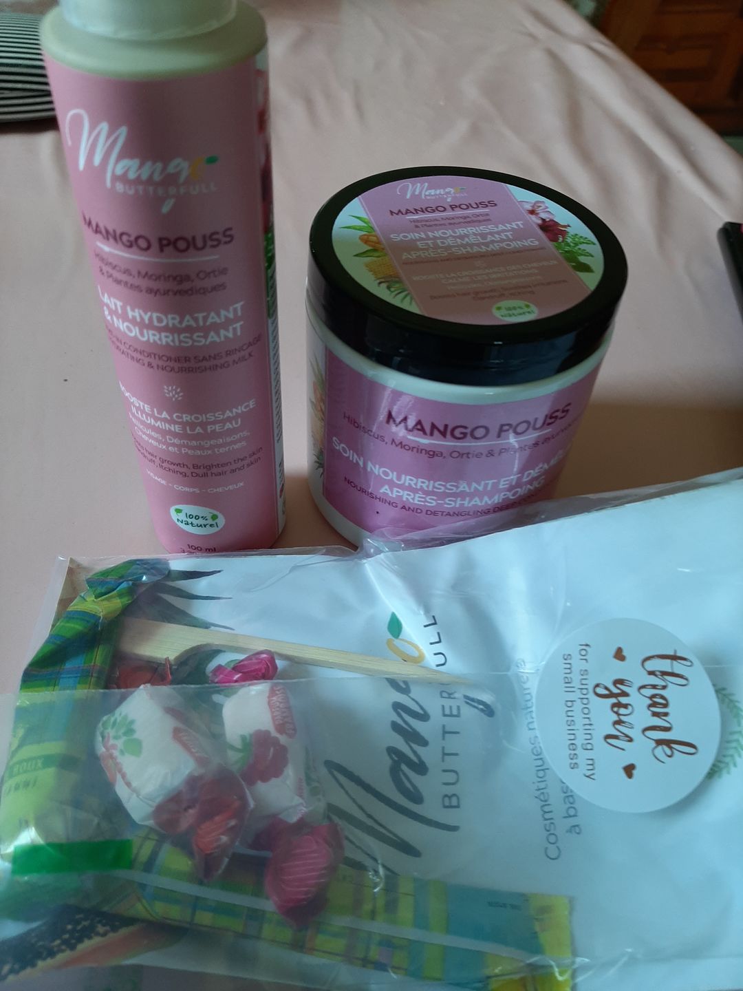 Customer photo review of Beurre de mangue artisanal CARE