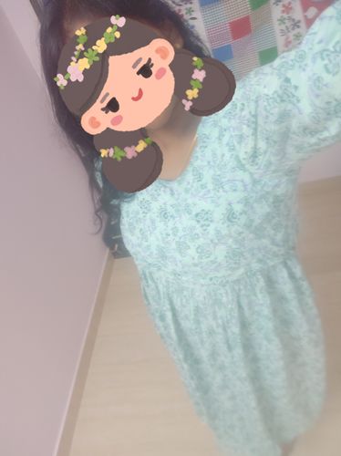 Customer photo review of Turquoise Blue Maxi