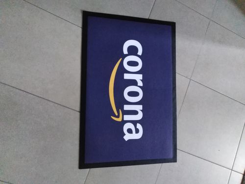 Customer photo review of SPASSKULTUR FUSSMATTE • KRIEGSGEWINNER AMAZON