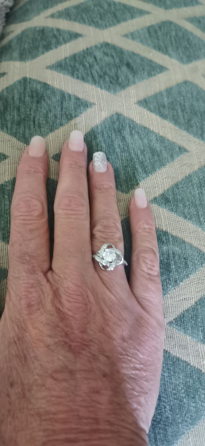 Customer photo review of Always My Daughter Forever My Friend | Love Knot Ring