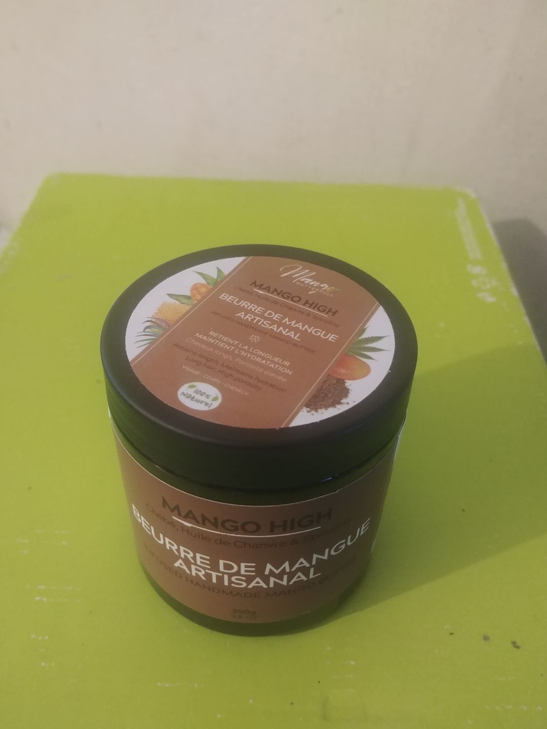 Customer photo review of Beurre de mangue artisanal HIGH