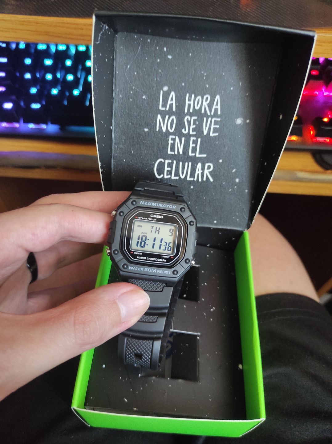 Customer photo review of Reloj Casio Vintage W-218H-1AVDF Negro