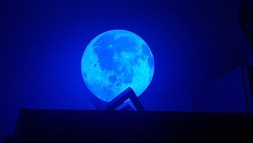 Customer photo review of Galaxy Moon Lamp