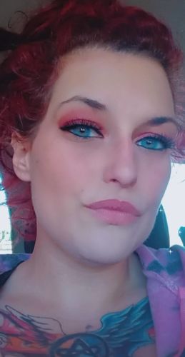 Customer photo review of [US Warehouse] Pixie Blue Prescription Contact Lenses