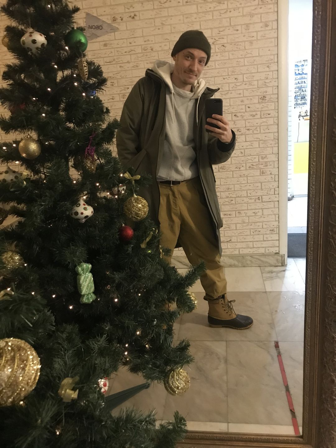 Customer photo review of 1930s IVY Style Double Pleated Chino Trousers - Khaki